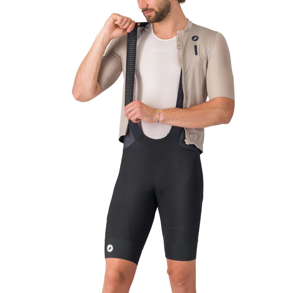 Men’s Endurance 4 Bibshort, Road Cycling Bibshorts, Seat Pad & Endurance Evolution Fabric for Long-Distance Comfort