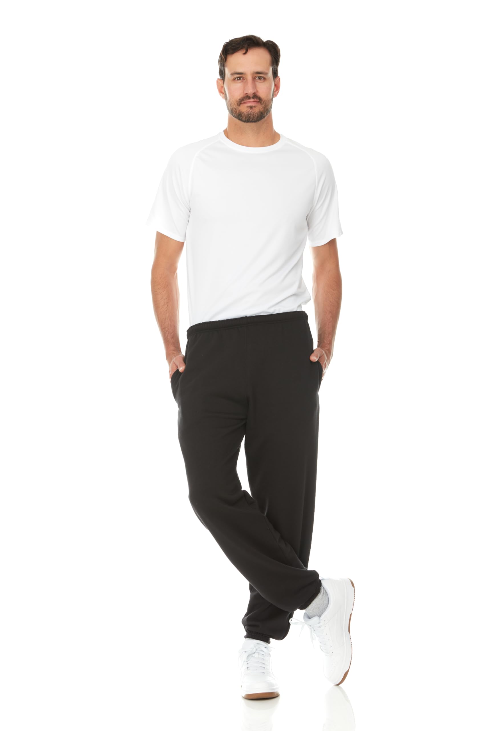 24 Pack of 12 Mens Jogger Pants and 12 Crewneck Sweatshirts, Bulk Wholesale Popular Donation Charities Events - 图片 2