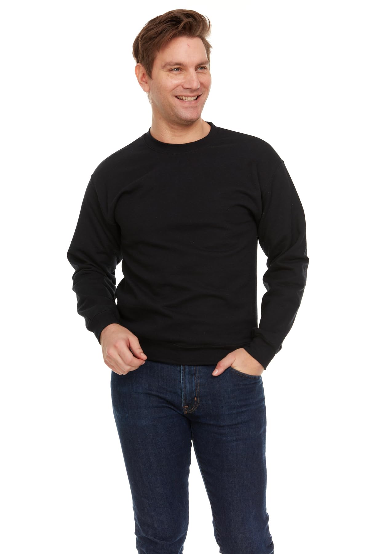 24 Pack of 12 Mens Jogger Pants and 12 Crewneck Sweatshirts, Bulk Wholesale Popular Donation Charities Events - 图片 5